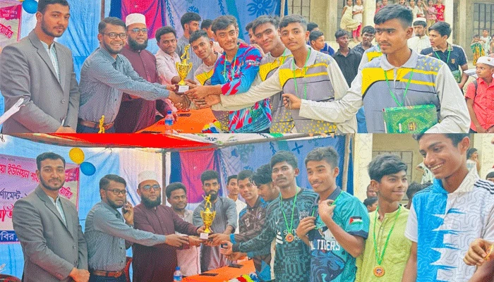 বারবাকিয়া শিবিরের  ক্রিকেট টুর্নামেন্টের ফাইনাল খেলা সম্পন্ন